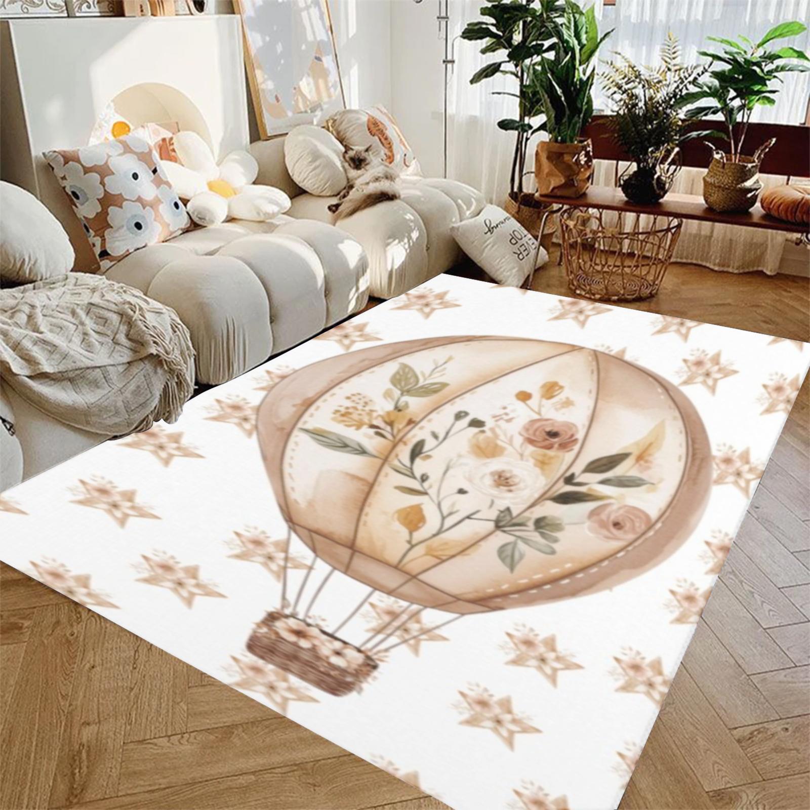 Boho Hot Air Balloon Nursery Rug – Soft Floral Play Mat for Kids Room, Neutral Baby Room Decor, Bohemian Adventure Area Carpet 40x60cm
Boho Hot Air Balloon Nursery Rug – Soft Floral Play Mat for Kids Room, Neutral Baby Room Decor, Bohemian Adventure Area Carpet 40x60cm