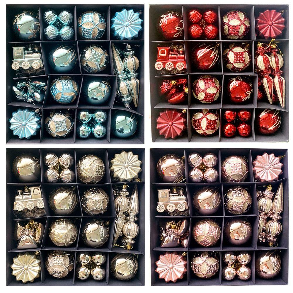 60pcs Painted Glitter Christmas Balls Pendant Shatterproof Xmas Tree Ornaments Hotel Mall розового золота
60pcs Painted Glitter Christmas Balls Pendant Shatterproof Xmas Tree Ornaments Hotel Mall розового золота