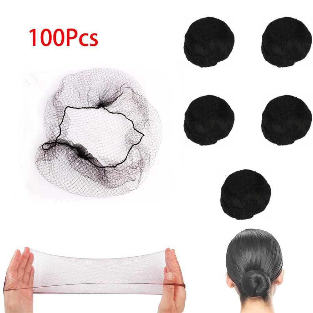 100 pcs. invisible hair nets, bun headbands, elastic edge, mesh caps, stretchable caps, black
100 pcs. invisible hair nets, bun headbands, elastic edge, mesh caps, stretchable caps, black
