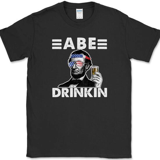 ABE DRINKIN LINCOLN T-Shirt Funny 4th of July Drinking Humor Party USA Tee S
ABE DRINKIN LINCOLN T-Shirt Funny 4th of July Drinking Humor Party USA Tee S