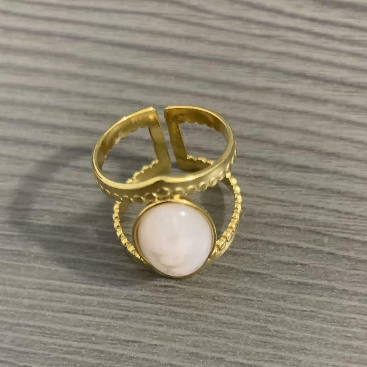 Vintage Drip Gem Stainless Steel Oval Ring - Retro Elegance Adjustable Open
Vintage Drip Gem Stainless Steel Oval Ring - Retro Elegance Adjustable Open