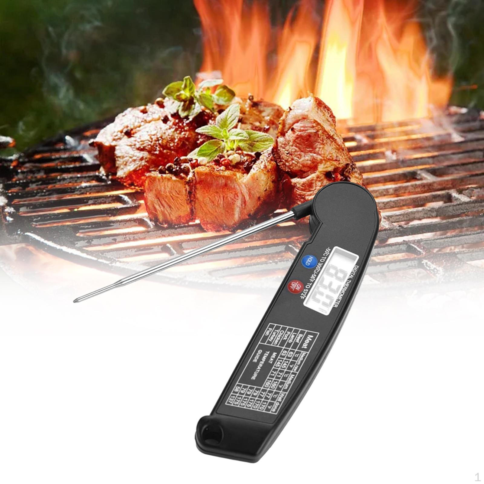 Food Thermometer Celsius/Fahrenheit Kitchen BBQ for Grilling чорний
Food Thermometer Celsius/Fahrenheit Kitchen BBQ for Grilling чорний