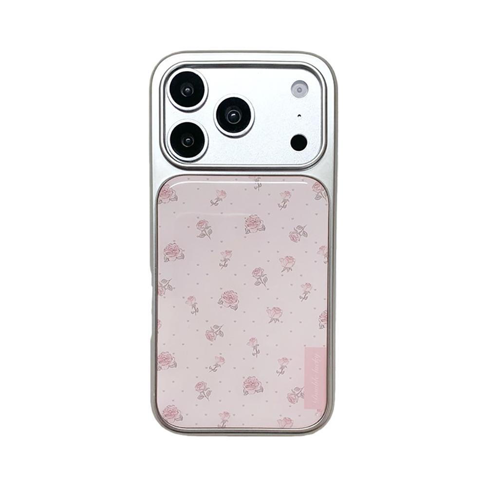 Gentle Pink Rose Flowers Drop Glue Electroplated Silver Phone Case for iPhone 14 15 16 17Pro Max Shockproof Protective Cute Case iPhone17 Pro
Gentle Pink Rose Flowers Drop Glue Electroplated Silver Phone Case for iPhone 14 15 16 17Pro Max Shockproof Protective Cute Case iPhone17 Pro