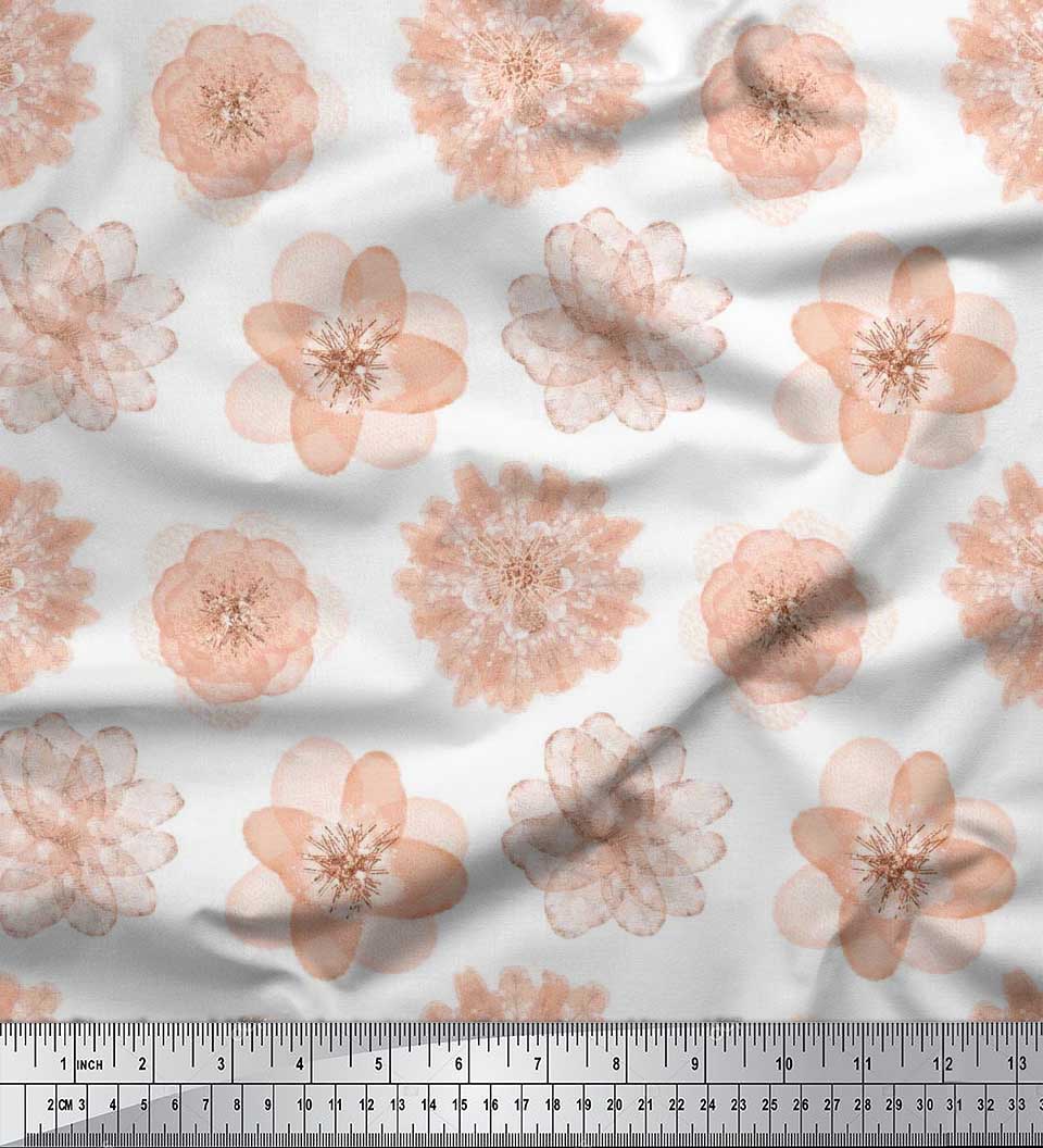 Тканина Soimoi Japan Crepe Satin Художня тканина з квітковим принтом 1 метр 42 дюйма 42 Inch Wide - Poly Crepe білий
Тканина Soimoi Japan Crepe Satin Художня тканина з квітковим принтом 1 метр 42 дюйма 42 Inch Wide - Poly Crepe білий