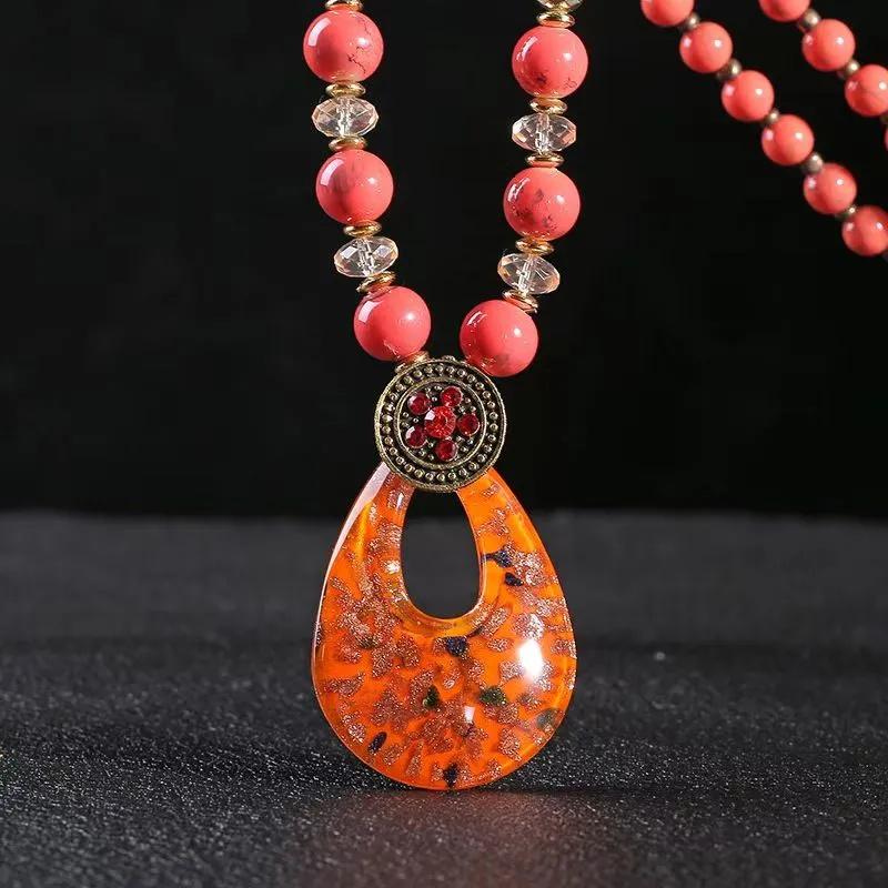 Подвесное ожерелье One Size оранжевый
Подвесное ожерелье One Size оранжевый