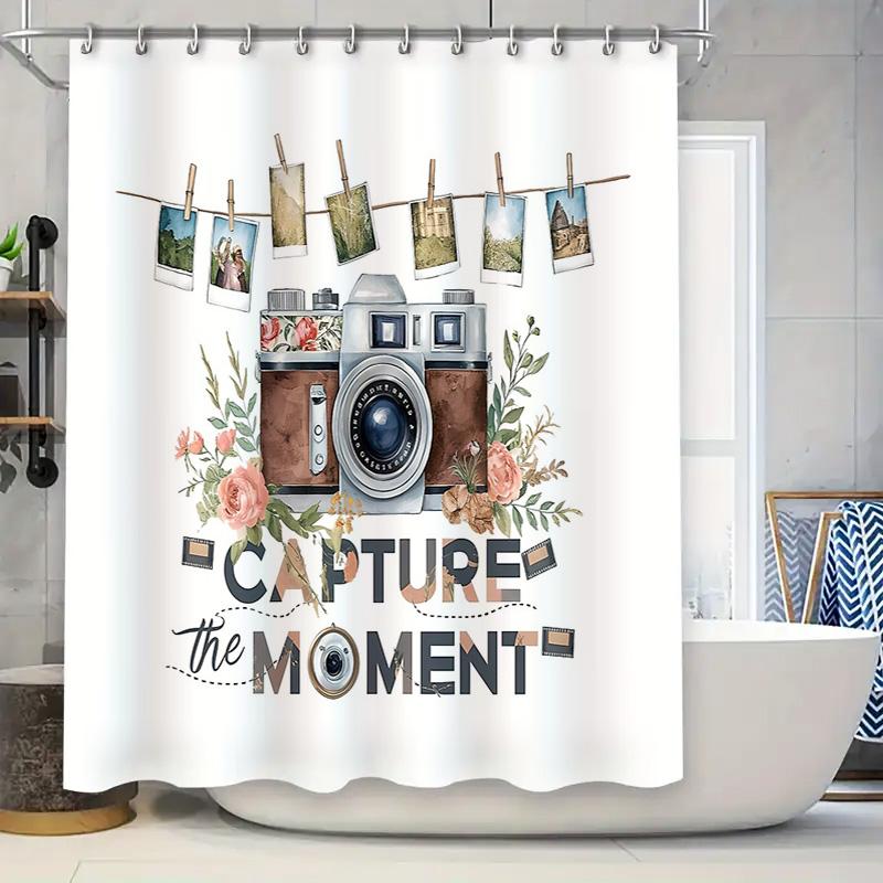 Vintage Camera Floral Shower Curtain Botanical Nature Photography Bathroom Decor Rustic Home Decor Farmhouse Style Washable Curt W60H190(CM)-1 Pcs
Vintage Camera Floral Shower Curtain Botanical Nature Photography Bathroom Decor Rustic Home Decor Farmhouse Style Washable Curt W60H190(CM)-1 Pcs