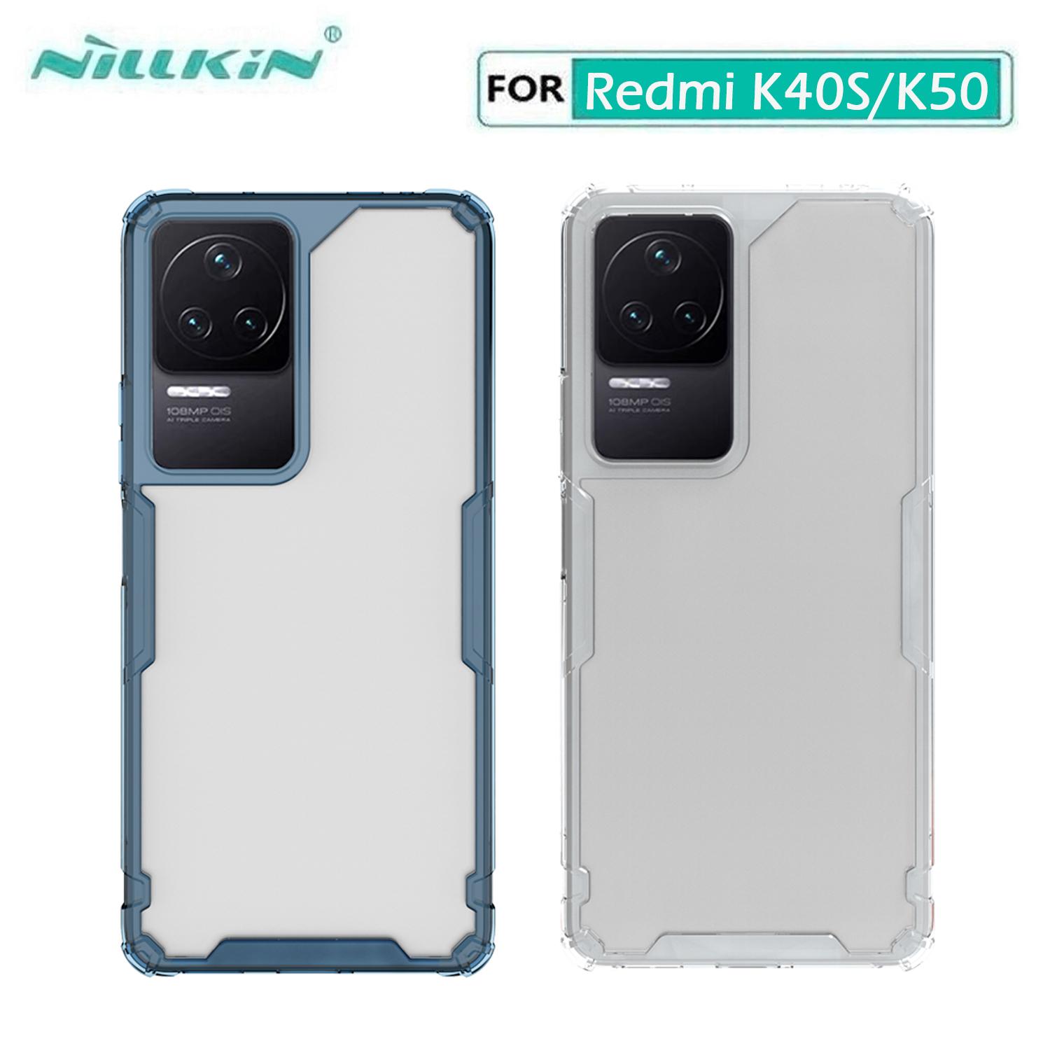 Чехол Nillkin Nature для Redmi K40S K50 Pro, прозрачный мягкий силиконовый чехол из ТПУ, прозрачный чехол для Redmi K50 Ultra Cover
Чехол Nillkin Nature для Redmi K40S K50 Pro, прозрачный мягкий силиконовый чехол из ТПУ, прозрачный чехол для Redmi K50 Ultra Cover