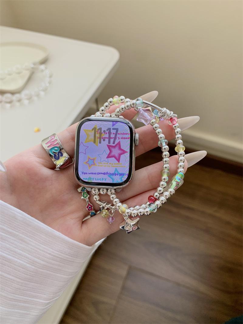 Красочный браслет с сердечками и звездами для Apple S10, iWatch 9876 SE и часов Xiaomi 89 Pro Self-measured 22mm
Красочный браслет с сердечками и звездами для Apple S10, iWatch 9876 SE и часов Xiaomi 89 Pro Self-measured 22mm