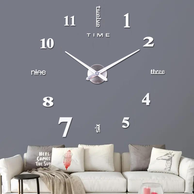 DIY Wall Clock Modern 3D Large Wall Clock Suitable for Living Room, Bedroom, Home Luxury Wall Decoration (Silver,47.2 inch) серебряный
DIY Wall Clock Modern 3D Large Wall Clock Suitable for Living Room, Bedroom, Home Luxury Wall Decoration (Silver,47.2 inch) серебряный