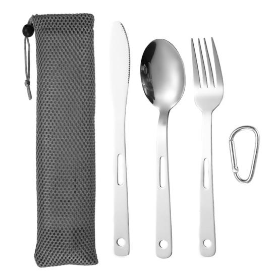 Stainless Steel Tableware Set Cutter Fork Spoon with Carrying Case BPA-Free Rust-Proof Reusable Flatware for Home School Outdoor Picnic серебряный
Stainless Steel Tableware Set Cutter Fork Spoon with Carrying Case BPA-Free Rust-Proof Reusable Flatware for Home School Outdoor Picnic серебряный