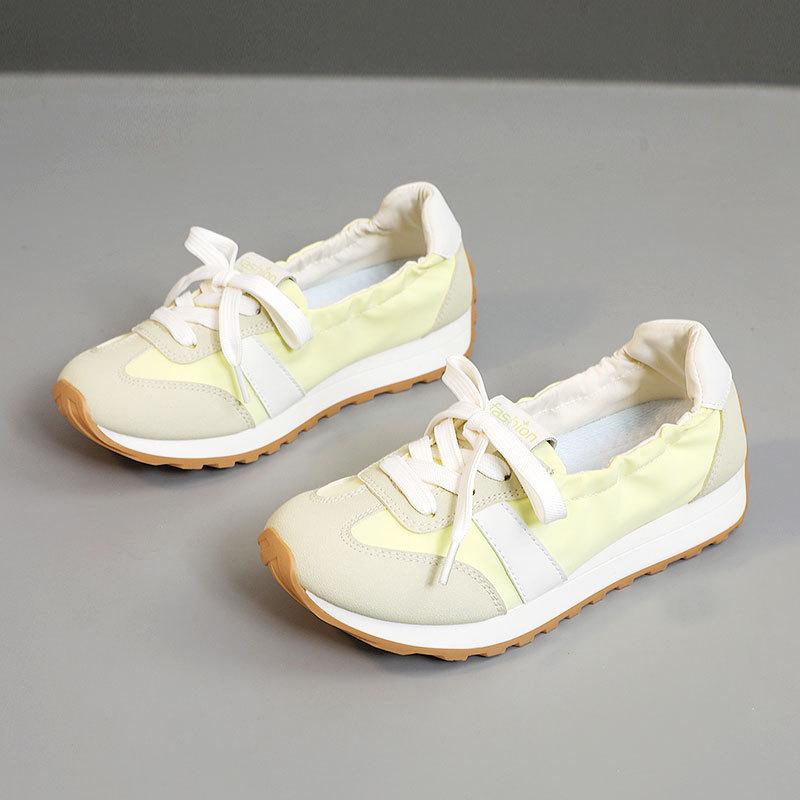 JCF new spring and summer breathable casual sports shoes thick sole heightening round head Korea 40 жовтий
JCF new spring and summer breathable casual sports shoes thick sole heightening round head Korea 40 жовтий