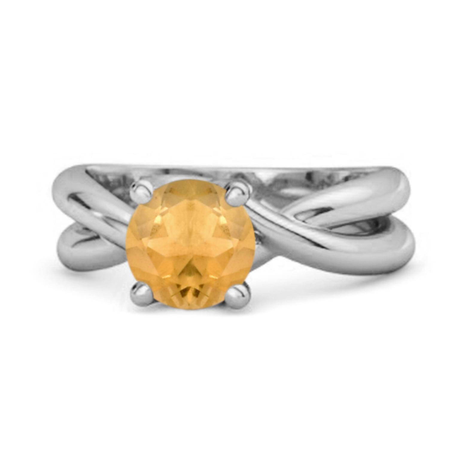 Citrine Crisscross Band Design Ring- 925 Sterling Silver 6 білий
Citrine Crisscross Band Design Ring- 925 Sterling Silver 6 білий