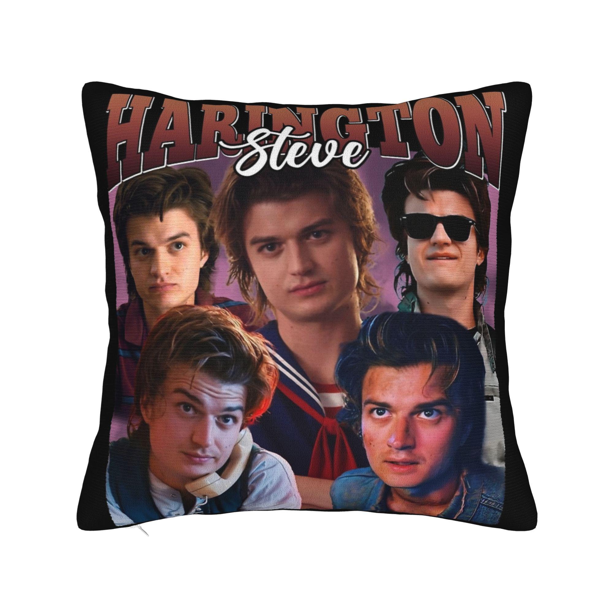 Vintage Steve Harrington Pillowcase Soft Fabric Cushion Cover Decoration Pillow Case Cover Home Zippered 45*45cm 30cmx30cm
Vintage Steve Harrington Pillowcase Soft Fabric Cushion Cover Decoration Pillow Case Cover Home Zippered 45*45cm 30cmx30cm