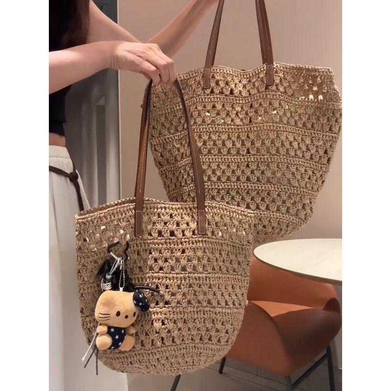 French style Lafite Straw Bag Women s Bag 2025 New Summer Super Hot Vacation Woven Bag Women Large Capacity Tote Bag Khaki trumpet
French style Lafite Straw Bag Women s Bag 2025 New Summer Super Hot Vacation Woven Bag Women Large Capacity Tote Bag Khaki trumpet