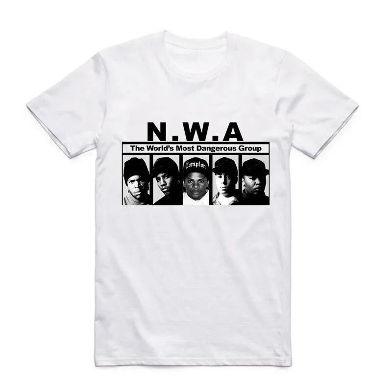 Футболка NWA Straight Outta Compton, модные топы унисекс в стиле Харадзюку, футболка унисекс с круглым вырезом и короткими рукавами, летняя крутая уличная футболка в стиле хип-хоп
Футболка NWA Straight Outta Compton, модные топы унисекс в стиле Харадзюку, футболка унисекс с круглым вырезом и короткими рукавами, летняя крутая уличная футболка в стиле хип-хоп