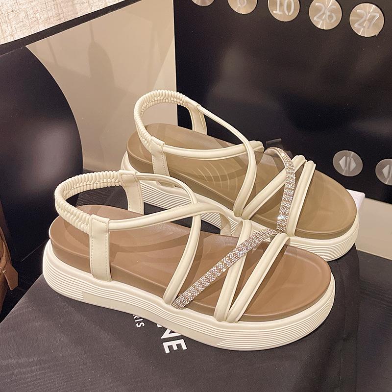 Женские сандалии на платформе лето 2025 новая мода универсальные стразы пляжная обувь маффин мягкая подошва модная обувь 35 бежевый
Женские сандалии на платформе лето 2025 новая мода универсальные стразы пляжная обувь маффин мягкая подошва модная обувь 35 бежевый