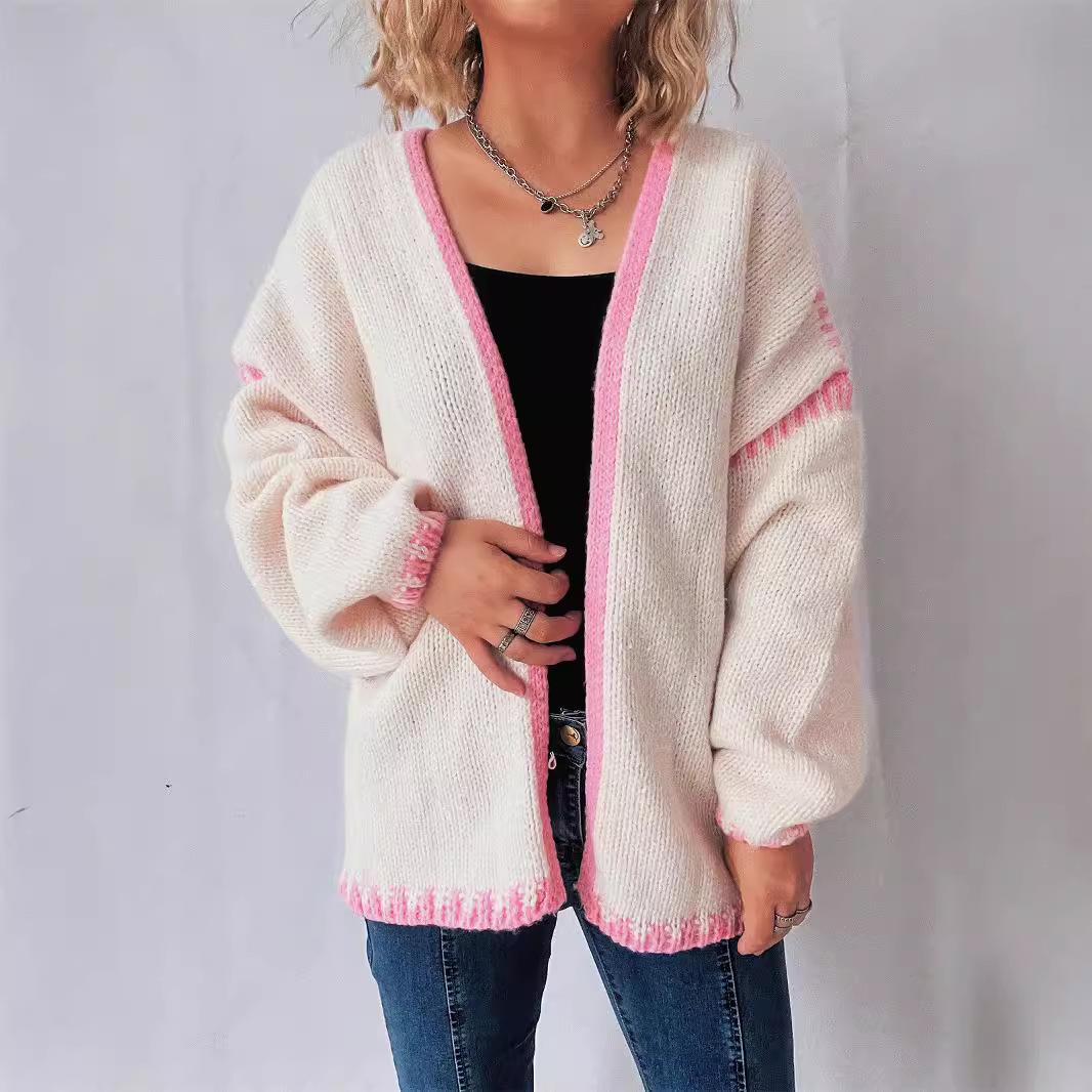 Sweater women s ins outer wear V-neck knitted cardigan loose college style chic contrasting early autumn coat 3552 S абрикосовый
Sweater women s ins outer wear V-neck knitted cardigan loose college style chic contrasting early autumn coat 3552 S абрикосовый