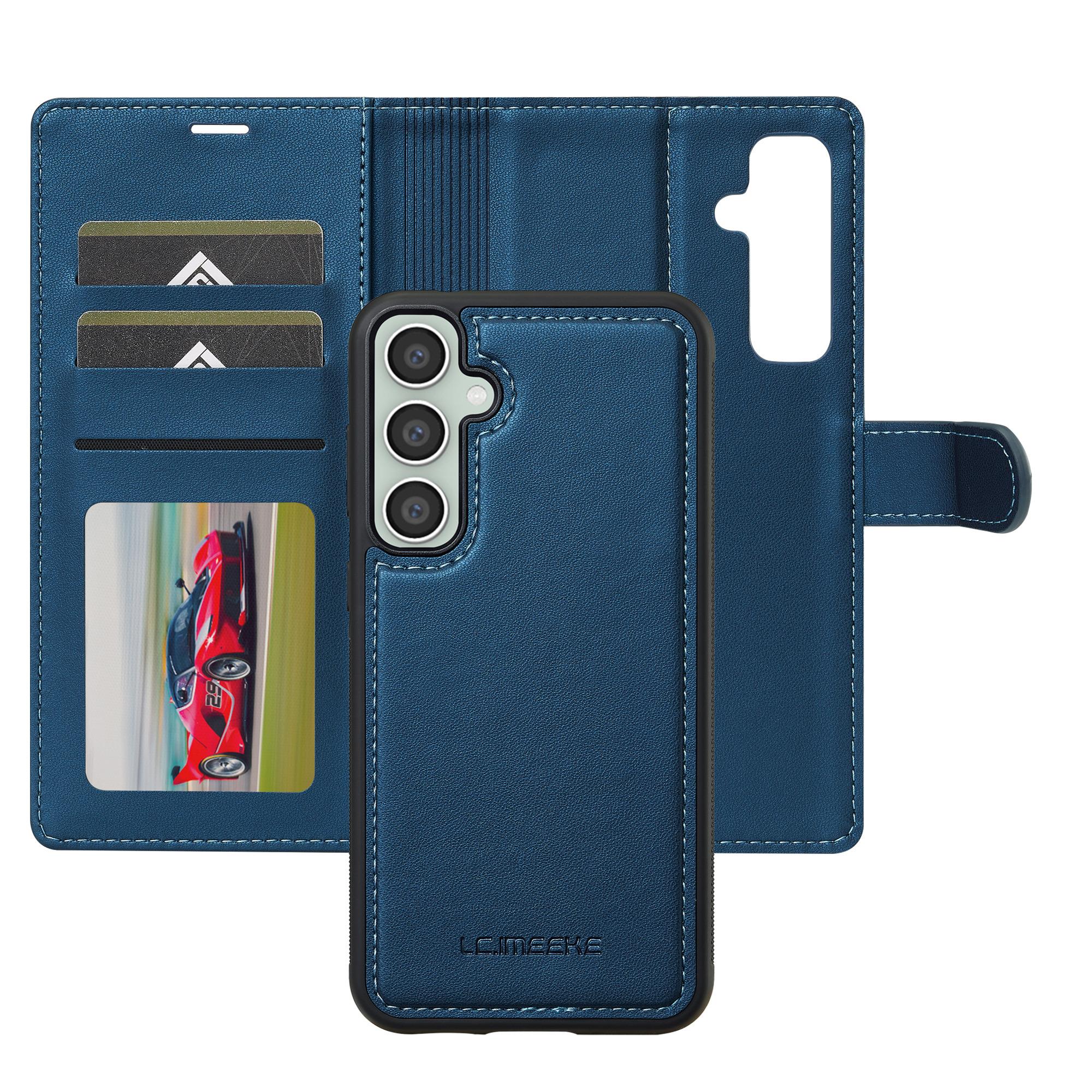 LC.IMEEKE L2 Series for Samsung Galaxy S23 FE Case PU Leather Wallet Detachable Magnetic Phone Cover Blue
LC.IMEEKE L2 Series for Samsung Galaxy S23 FE Case PU Leather Wallet Detachable Magnetic Phone Cover Blue
