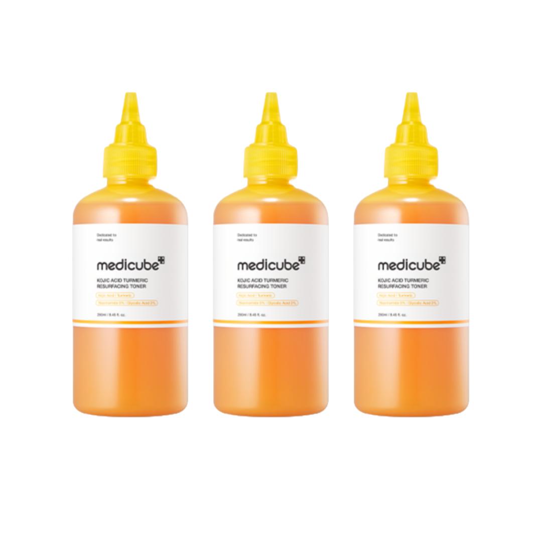Medicube Коєва кислота Куркума Відновлювальний тонер 250мл (3 варіанти) #250 ml x 3pcs
Medicube Коєва кислота Куркума Відновлювальний тонер 250мл (3 варіанти) #250 ml x 3pcs