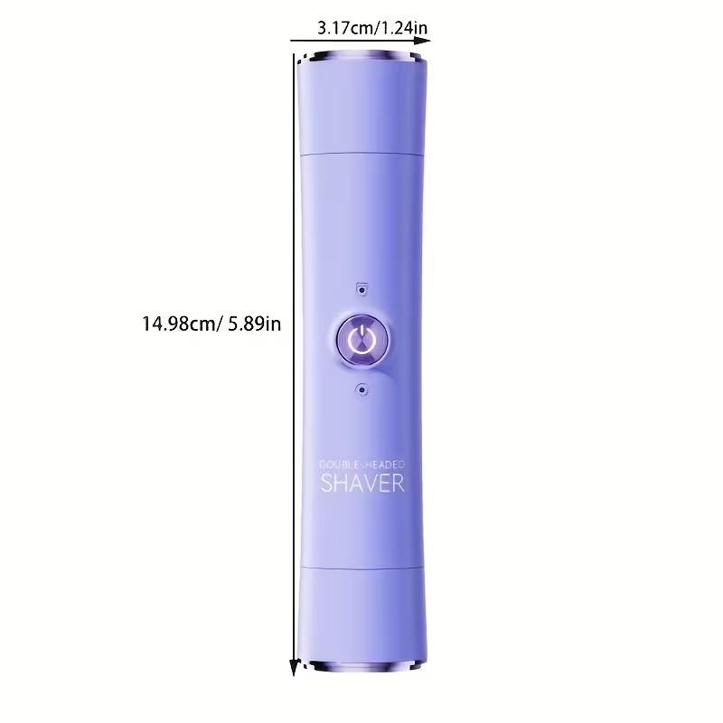2 in 1 Electric Hair Trimmer for Women Dual Head USB Charging Cordless Wet Dry Body Facial Bikini Shaver Portable
2 in 1 Electric Hair Trimmer for Women Dual Head USB Charging Cordless Wet Dry Body Facial Bikini Shaver Portable