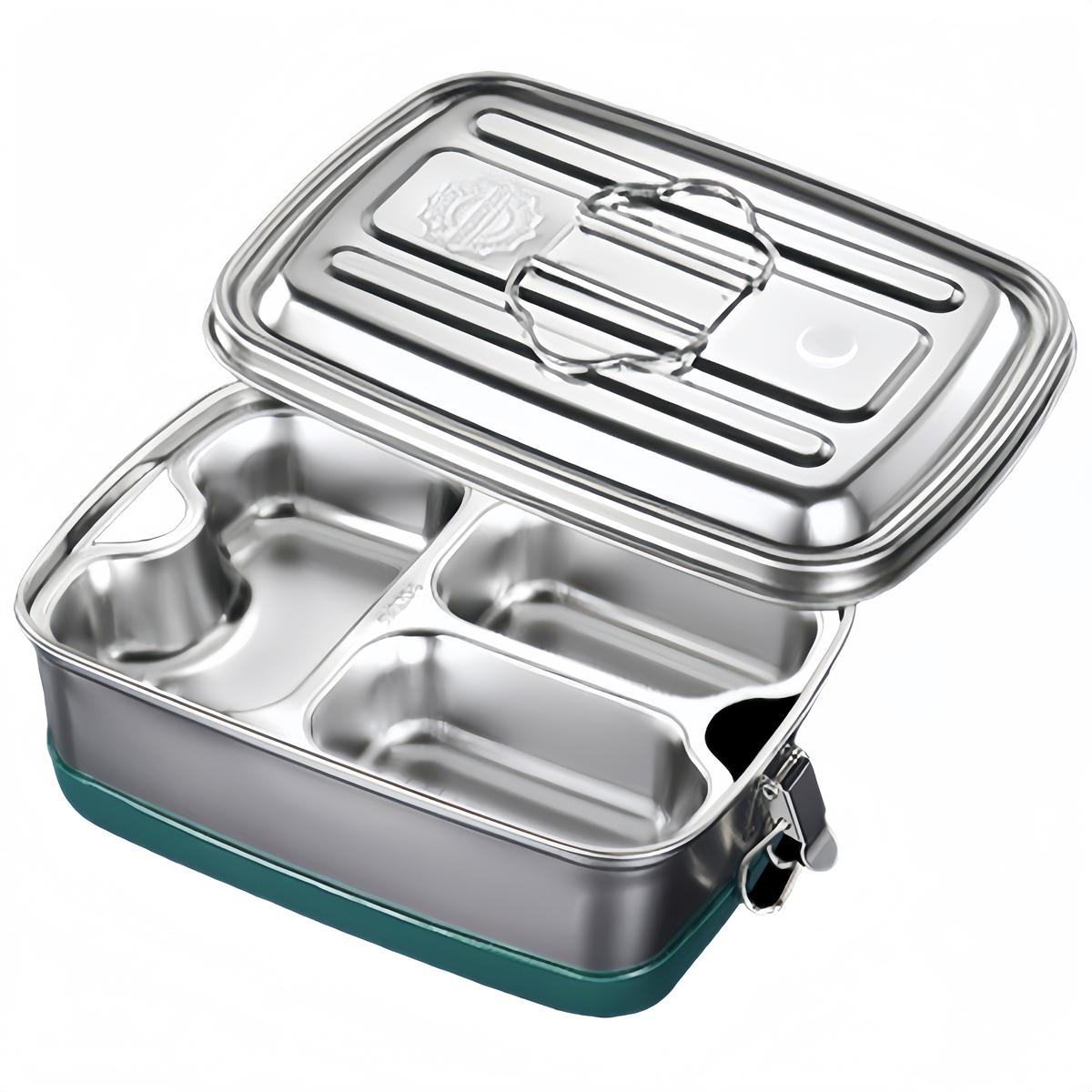 Double Layer Stainless Steel Lunch Box with Secure Buckle and Leak Proof Seal Food Container for School Office Outdoor
Double Layer Stainless Steel Lunch Box with Secure Buckle and Leak Proof Seal Food Container for School Office Outdoor