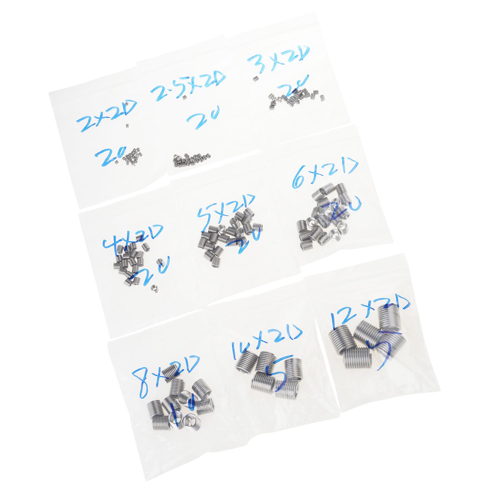 Uprgades Thread Repair set Steel Inserts Heavy Duty Threaded Insert set Threaded Insert Assortment for Aerospace Use
Uprgades Thread Repair set Steel Inserts Heavy Duty Threaded Insert set Threaded Insert Assortment for Aerospace Use