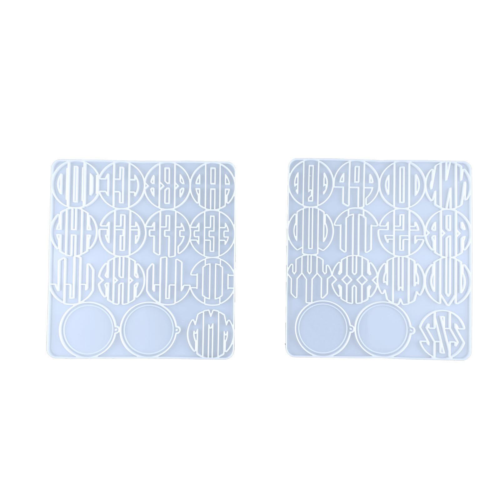 2Pcs Round Keychain Silicone Mold Circle Keychain Epoxy Resin Mold Alphabet Letter Spelling Name Casting Mold with Hole 1
2Pcs Round Keychain Silicone Mold Circle Keychain Epoxy Resin Mold Alphabet Letter Spelling Name Casting Mold with Hole 1