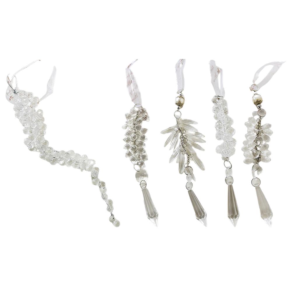 Set of 5 Clear Acrylic Icicle Drop Ornaments for Xmas Tree and Party Decoration Equipped with Hanging Loops for Easy Placement China Mainland
Set of 5 Clear Acrylic Icicle Drop Ornaments for Xmas Tree and Party Decoration Equipped with Hanging Loops for Easy Placement China Mainland