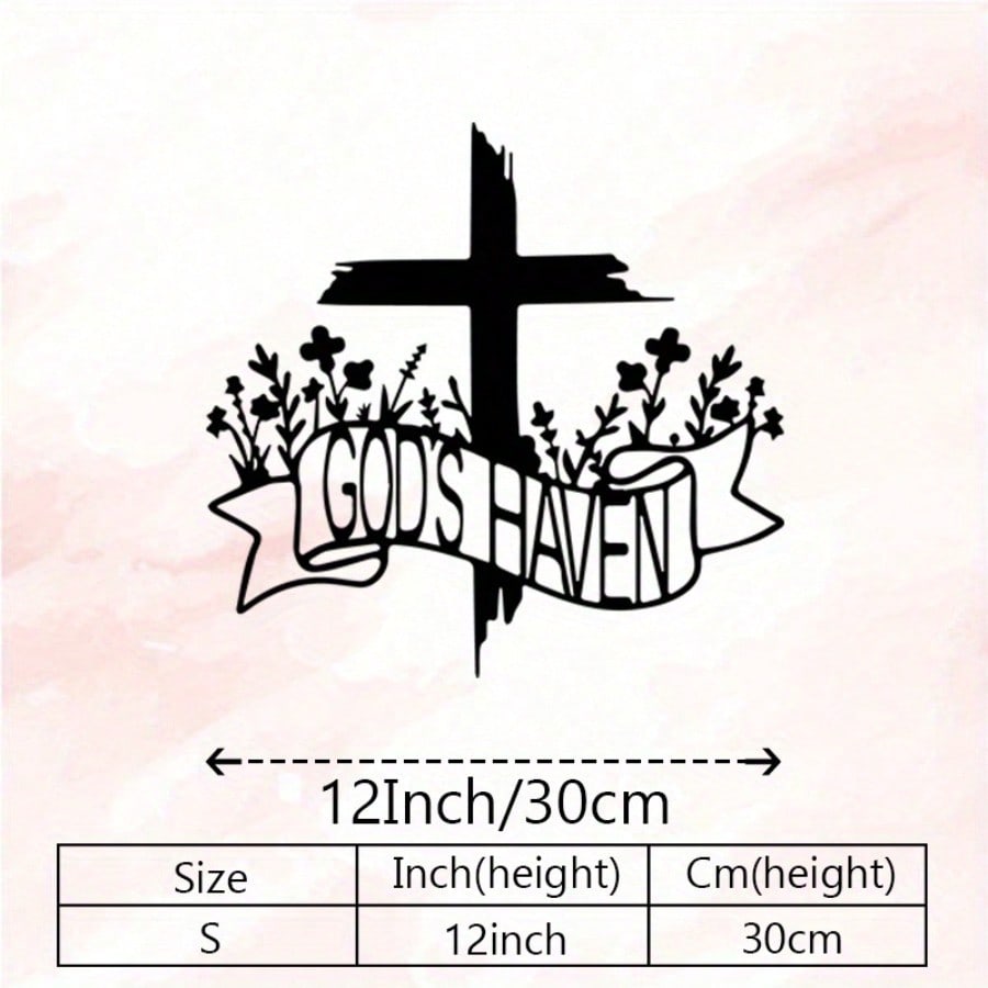 Christian Metal Wall Cross Art Floral Ironwork Home Decor Gift різнокольоровий
Christian Metal Wall Cross Art Floral Ironwork Home Decor Gift різнокольоровий