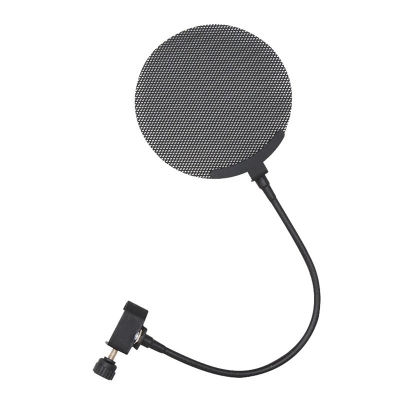 Studio Mics Windscreen Microphones Poppings Filter with Double Layered Metal Net for Clear Auditory 1
Studio Mics Windscreen Microphones Poppings Filter with Double Layered Metal Net for Clear Auditory 1