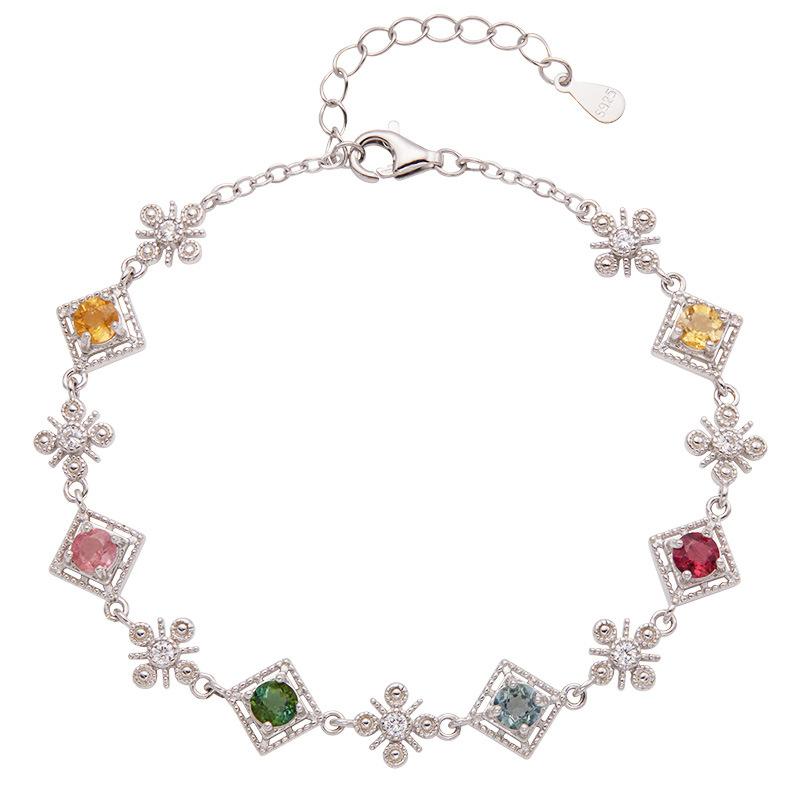 Natural Gemstone Tourmaline Bracelet Women S S925 Sterling Silver Colored Treasure Jewelry Xiaohongshu Wechat Channels Earrings
Natural Gemstone Tourmaline Bracelet Women S S925 Sterling Silver Colored Treasure Jewelry Xiaohongshu Wechat Channels Earrings