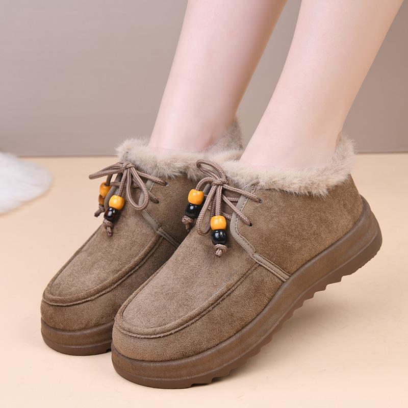 Women s Fur One Thick Bottom Heightening a Foot Stirrup Winter Lightweight Padded Warm Snow Boots Non-slip Wear Casual Sports Cotton Boots 37
Women s Fur One Thick Bottom Heightening a Foot Stirrup Winter Lightweight Padded Warm Snow Boots Non-slip Wear Casual Sports Cotton Boots 37