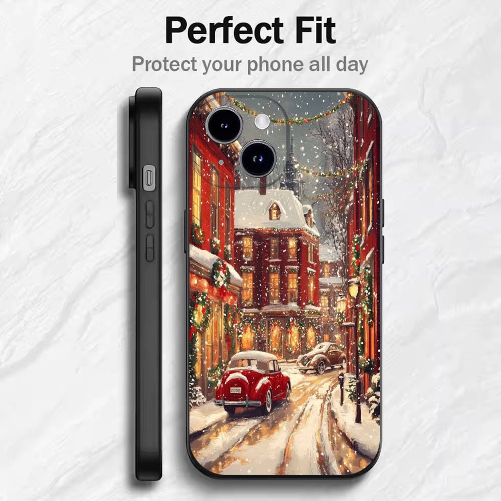 Christmas Graphic Phone Case For 17 16 15 14 13 12 11 Mini XS XR X 6S 6 Pro Max Plus Black Soft Cover iPhone17air
Christmas Graphic Phone Case For 17 16 15 14 13 12 11 Mini XS XR X 6S 6 Pro Max Plus Black Soft Cover iPhone17air