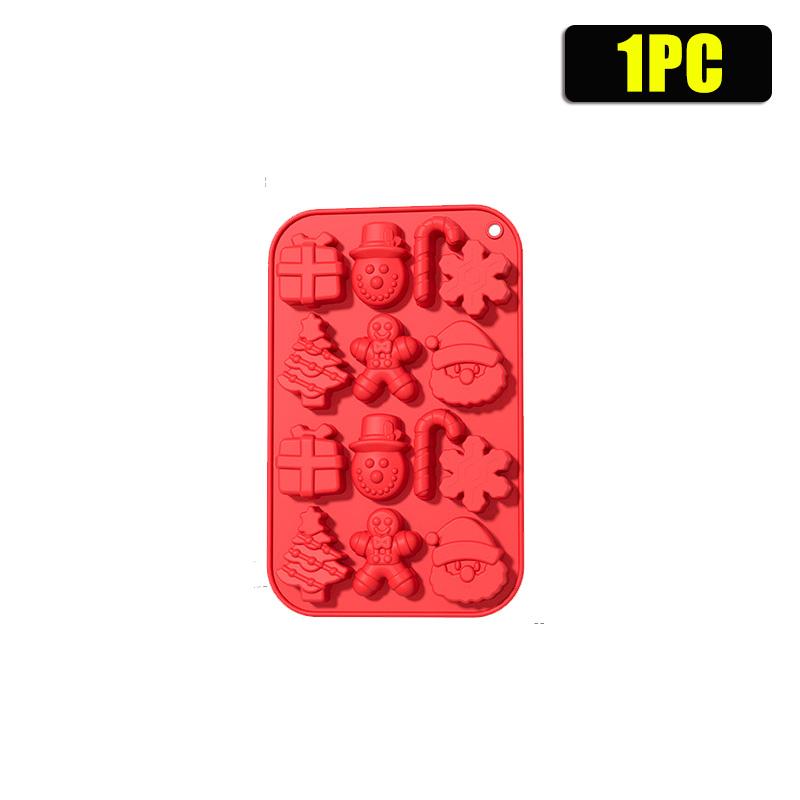 1-20PCS Christmas Tree Silicone Molds Santa Snowman Gingerbread Mold for Candy Jelly Baking Holiday Kitchen Crafts
1-20PCS Christmas Tree Silicone Molds Santa Snowman Gingerbread Mold for Candy Jelly Baking Holiday Kitchen Crafts