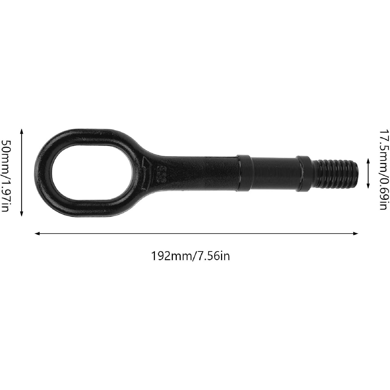 Towing Hook, Black Car Tow Hook 1T0 805 615 A Heavy Duty Towing Eye Hook Bumper Trailer Ring Replacement for R32
Towing Hook, Black Car Tow Hook 1T0 805 615 A Heavy Duty Towing Eye Hook Bumper Trailer Ring Replacement for R32