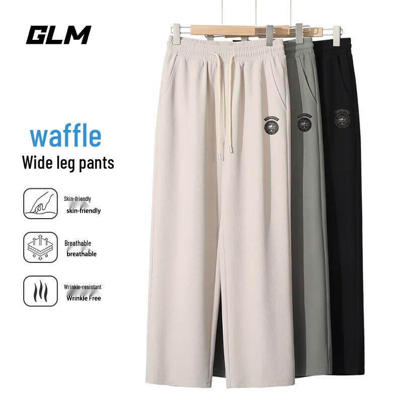 GLM Унисекс Вафельный трикотаж Свободные широкие спортивные штаны 3XL
GLM Унисекс Вафельный трикотаж Свободные широкие спортивные штаны 3XL