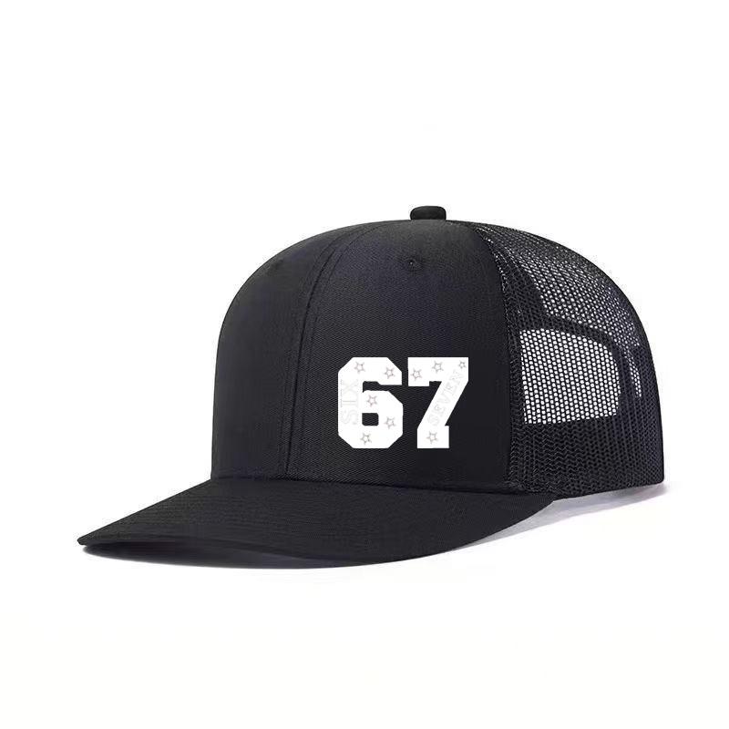 1PC breathable mesh cap with 67 star fashion logo, perfect for daily travel without sweating чёрный
1PC breathable mesh cap with 67 star fashion logo, perfect for daily travel without sweating чёрный