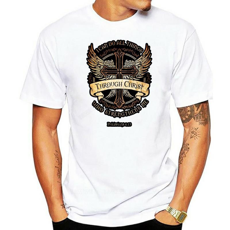 Brand man teeshirt Philippians 413 Christian Men T Shirt Summer Cotton Men Fashion Trends Leisure TShirt fashion mens tshirt S
Brand man teeshirt Philippians 413 Christian Men T Shirt Summer Cotton Men Fashion Trends Leisure TShirt fashion mens tshirt S