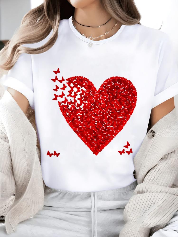 (Азиатский размер) Принтованные футболки с коротким рукавом цветочный тренд милые Модные с круглым вырезом Женские Повседневные Женские Топ Футболка Одежда Графическая футболка 5XL
(Азиатский размер) Принтованные футболки с коротким рукавом цветочный тренд милые Модные с круглым вырезом Женские Повседневные Женские Топ Футболка Одежда Графическая футболка 5XL