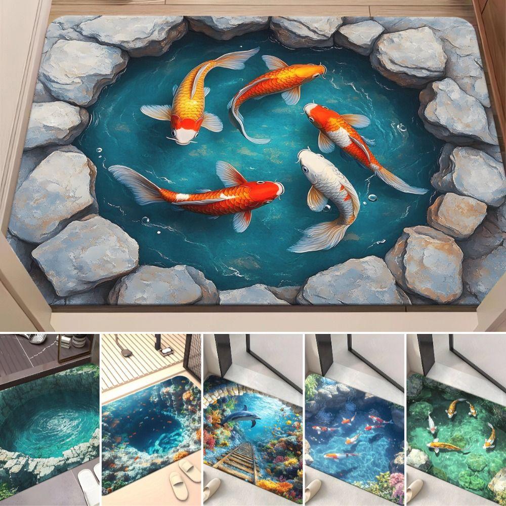 Washable Visual Hallucination Door Mat 3D Visual Effect Entrance Carpet Living Room Decoration 07
Washable Visual Hallucination Door Mat 3D Visual Effect Entrance Carpet Living Room Decoration 07