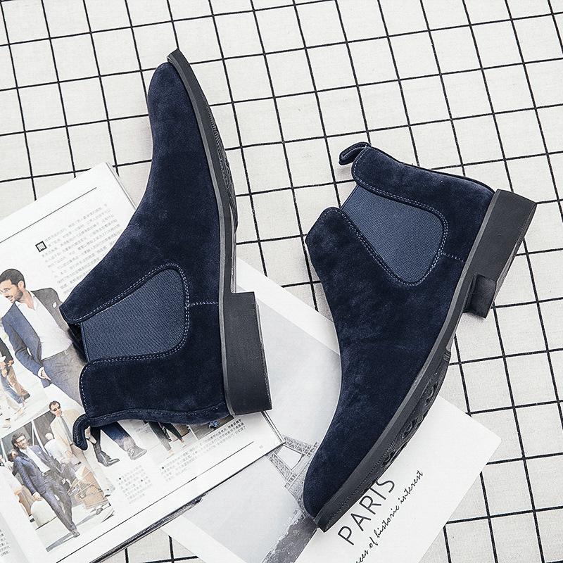 Large size short boots anti-suede Chelsea boots 2025 autumn and winter British pointed casual matte leather high-top men s shoes 38 чёрный
Large size short boots anti-suede Chelsea boots 2025 autumn and winter British pointed casual matte leather high-top men s shoes 38 чёрный