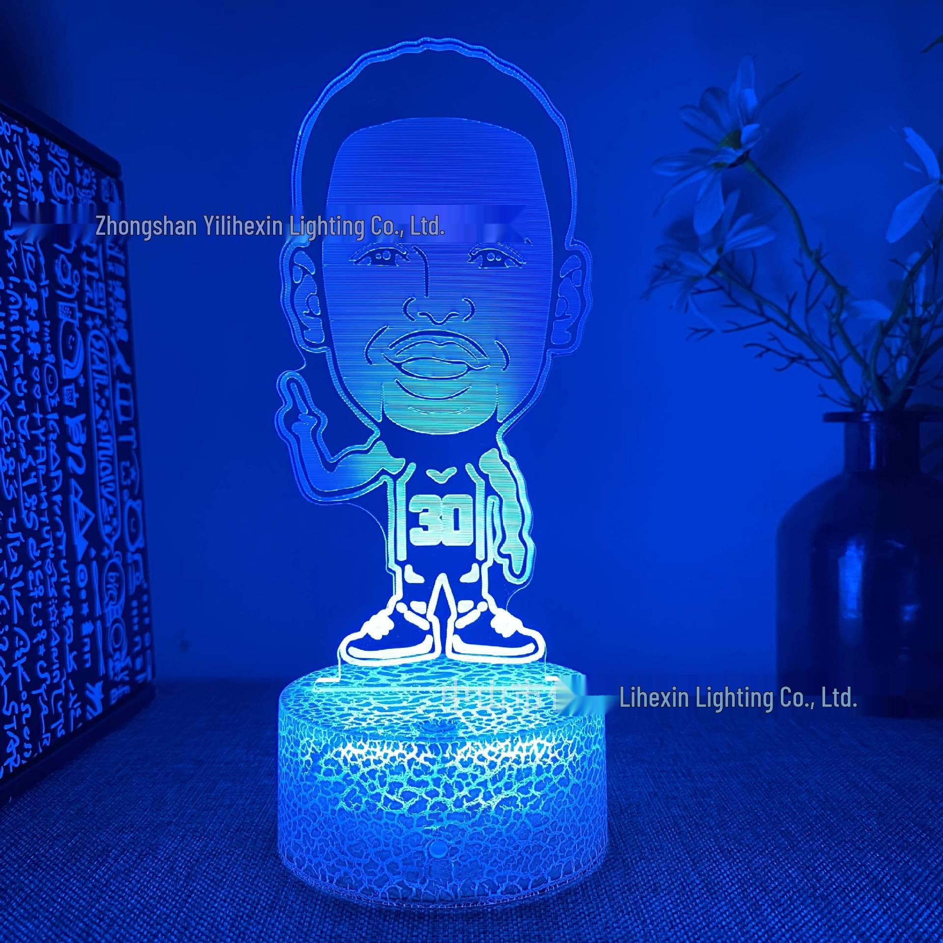 Seven-Color USB Sports Night Light: 3D Football & Basketball Design with Remote Control, Black Touch Base, 16-Color Lamp Gift Single Lamp Board
Seven-Color USB Sports Night Light: 3D Football & Basketball Design with Remote Control, Black Touch Base, 16-Color Lamp Gift Single Lamp Board