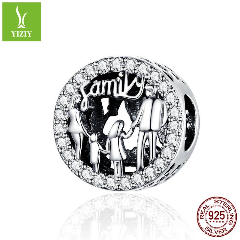 S925 Sterling Silver Family Charm Beaded Bracelet DIY Jewelry Accessory SCC1184 Silver
S925 Sterling Silver Family Charm Beaded Bracelet DIY Jewelry Accessory SCC1184 Silver