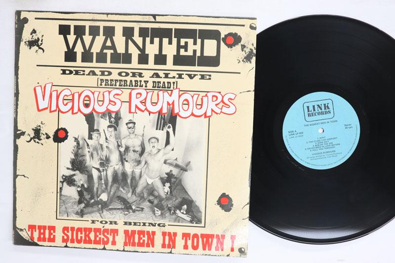 LP Record VICIOUS RUMOURS Sickest Men In Town LINKLP022 LINK 1987 UK Rock Used
LP Record VICIOUS RUMOURS Sickest Men In Town LINKLP022 LINK 1987 UK Rock Used