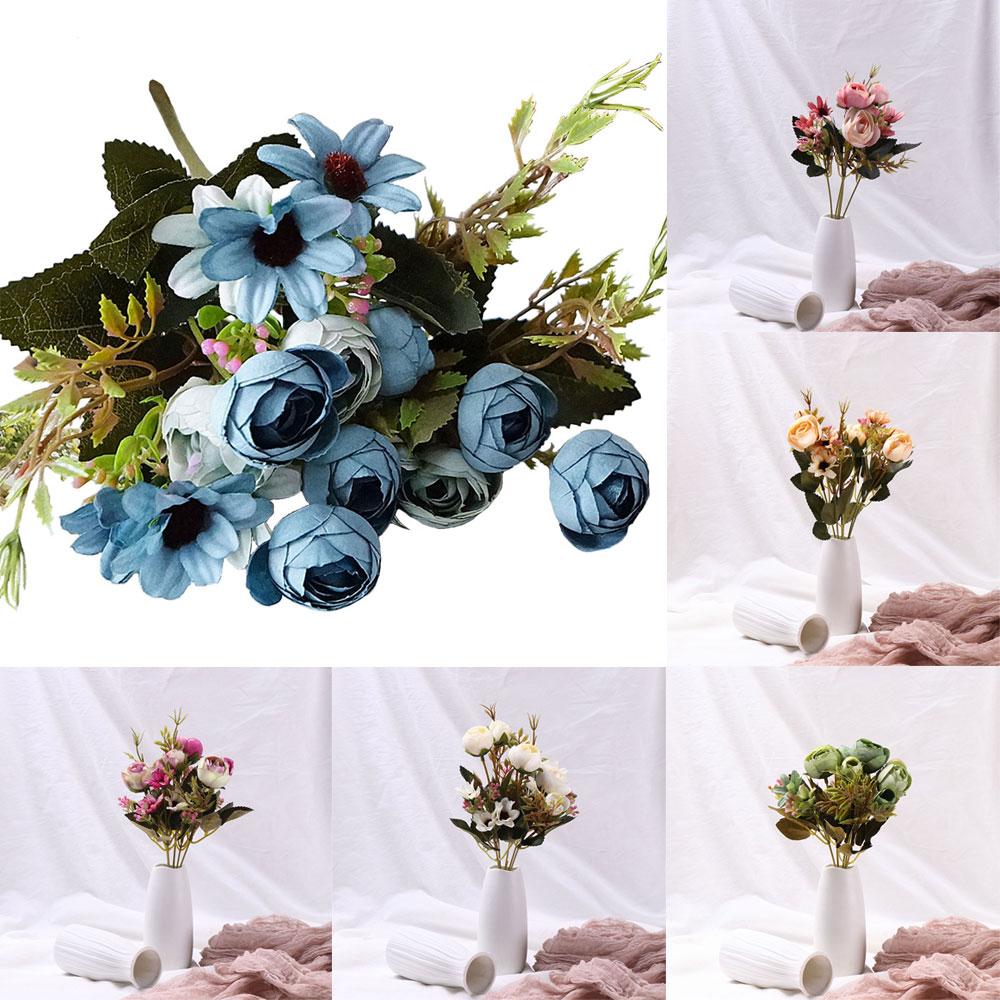 Bunch Retro Wedding Handmade Party Supply Fake Daisy Bridal Bouquet Artificial Flower Silk Tea Rose білий
Bunch Retro Wedding Handmade Party Supply Fake Daisy Bridal Bouquet Artificial Flower Silk Tea Rose білий