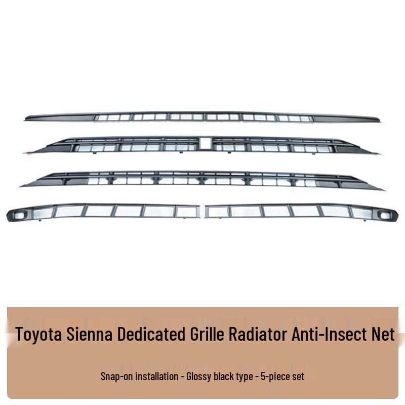Toyota Sienna Front Grille Insect & Pollen Net Clip-on Cover
Toyota Sienna Front Grille Insect & Pollen Net Clip-on Cover