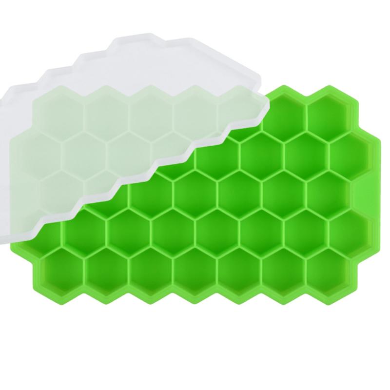 1pc Honeycomb Silicone Ice Tray - 37 grid hexagonal ice cube mold, make perfectly shaped ice cubes and ice balls
1pc Honeycomb Silicone Ice Tray - 37 grid hexagonal ice cube mold, make perfectly shaped ice cubes and ice balls