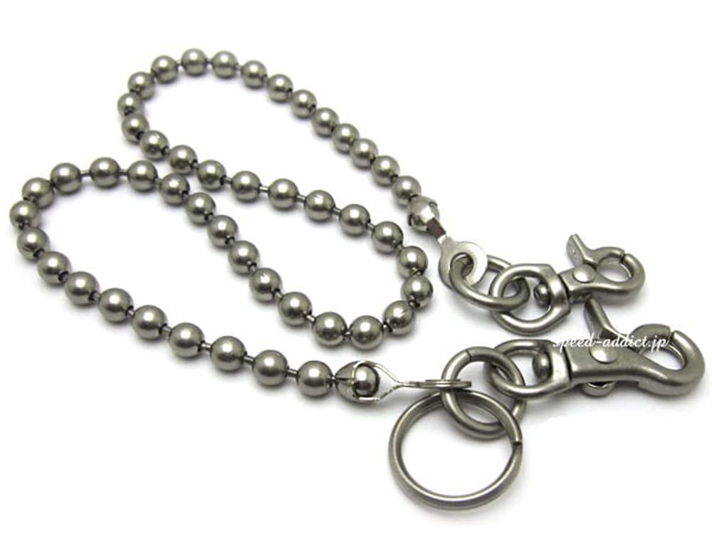 Solid brass DOUBLE CLIP WALLET CHAIN BALL solid brass double clip wallet chain Nickel silver matte (casting) (BRASS ball)
Solid brass DOUBLE CLIP WALLET CHAIN BALL solid brass double clip wallet chain Nickel silver matte (casting) (BRASS ball)