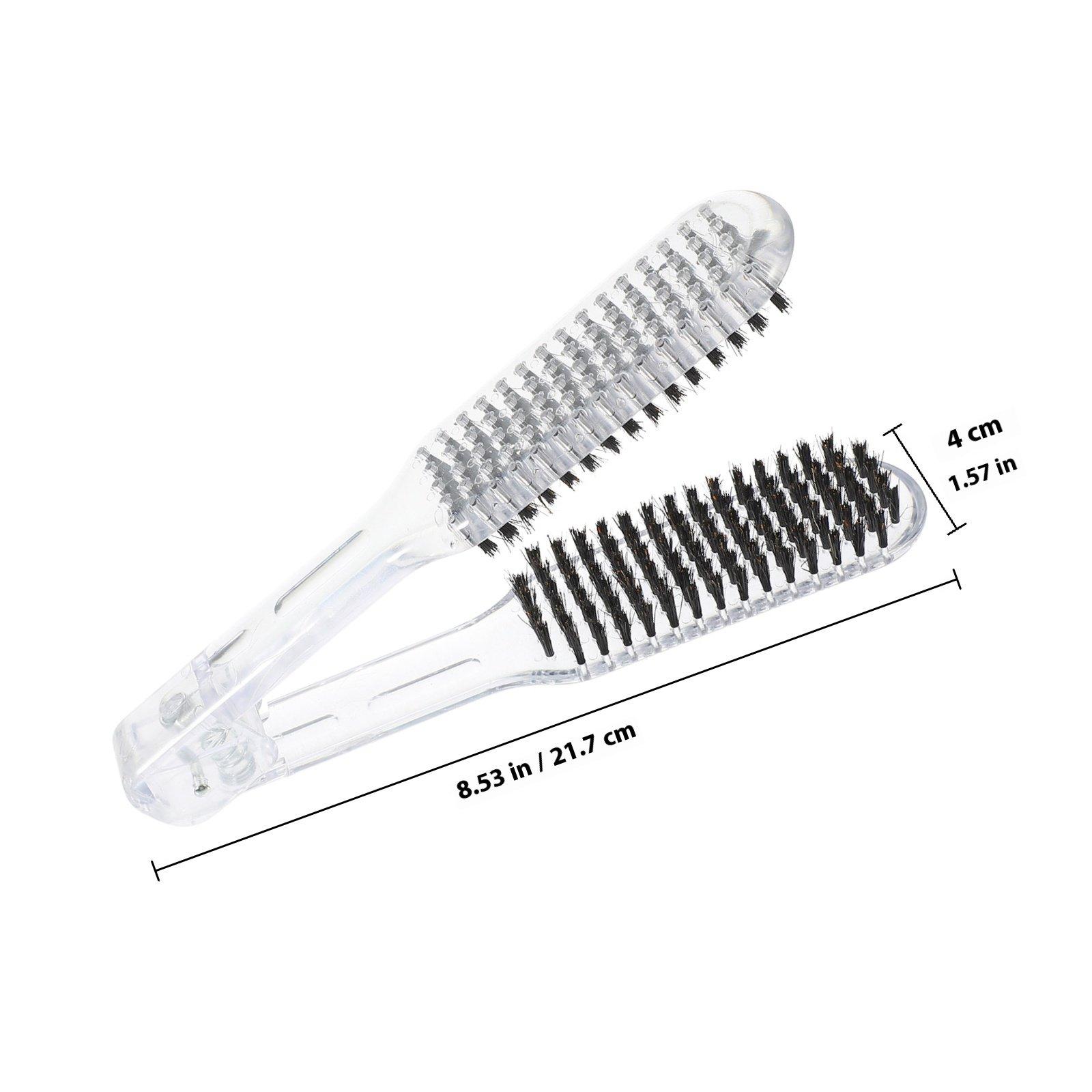 Salon Hair Straightening Comb V-Shaped Lightweight Portable Straightener Brush for Women Double Sided Design Comfortable прозрачный
Salon Hair Straightening Comb V-Shaped Lightweight Portable Straightener Brush for Women Double Sided Design Comfortable прозрачный