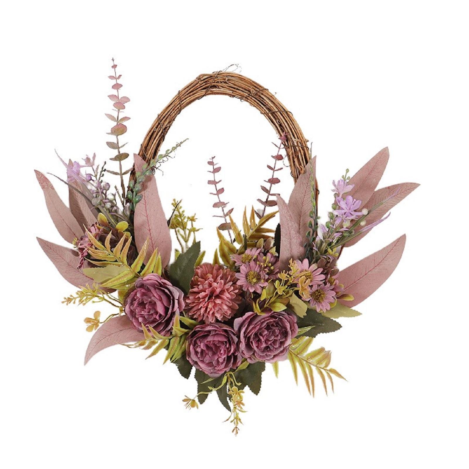 Simulation Of Frost Grass Vine Circle Bottom With Green Plants, Water Grass Vine Circle Flower Wreath One Size
Simulation Of Frost Grass Vine Circle Bottom With Green Plants, Water Grass Vine Circle Flower Wreath One Size